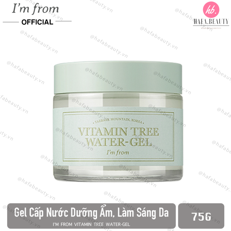 [HCM]Gel Dưỡng Ẩm Im from Vitamin Tree Water-Gel 75g _ Im From Chính Hãng