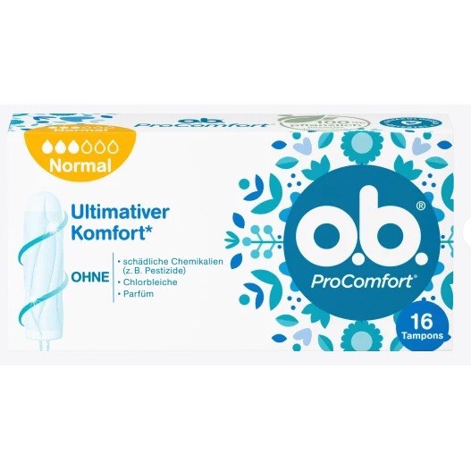 [HÀNG NỘI ĐỊA ĐỨC] - Băng vệ sinh dạng nút (Tampons) hiệu OB