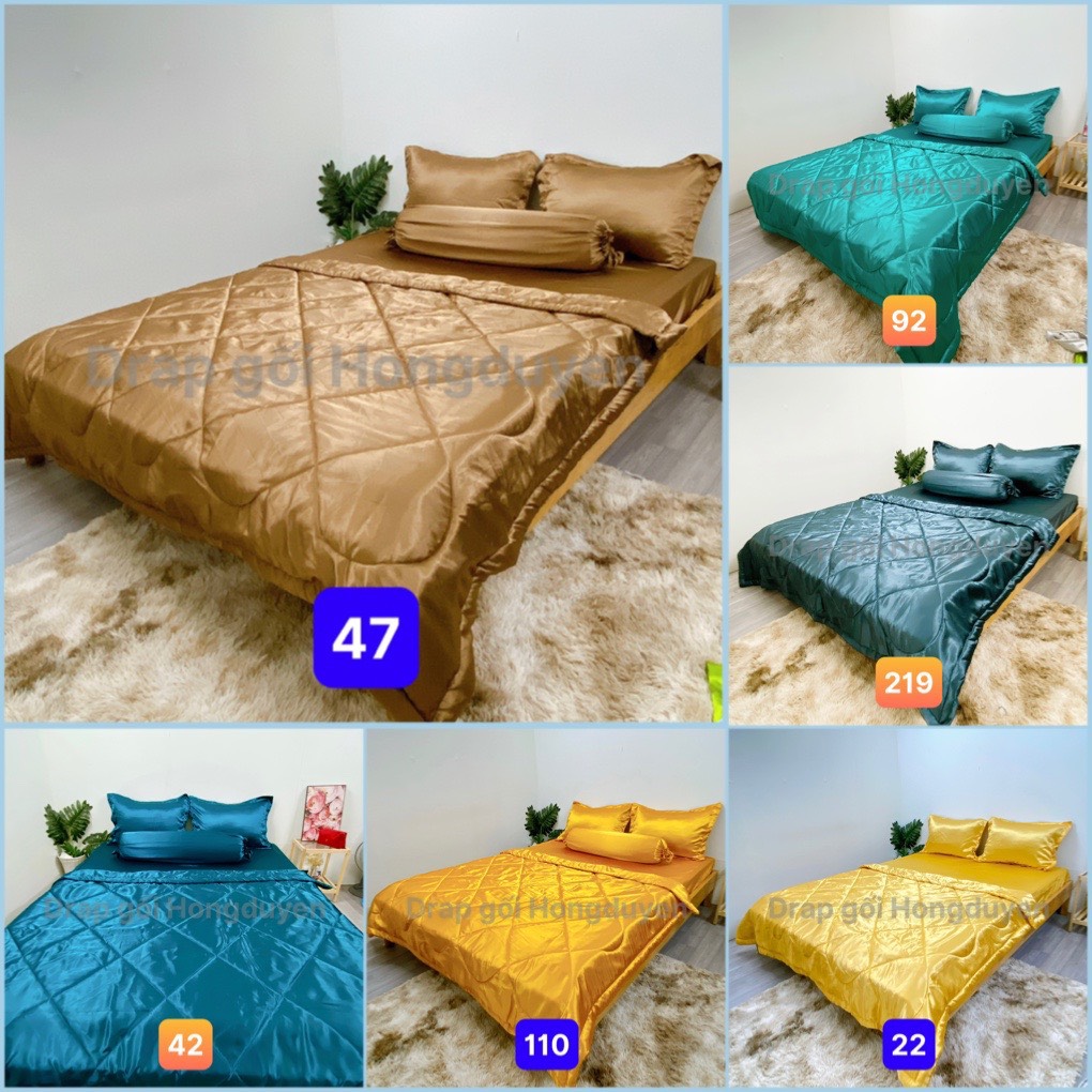Mền/chăn phi bóng chần bông nhiều màu 1m7x2m (KHÔNG áo nằm, KHÔNG áo ôm, KHÔNG tấm drap). Mền phi bóng. Mền phi lụa. Chăn phi lụa. hongduyen2188