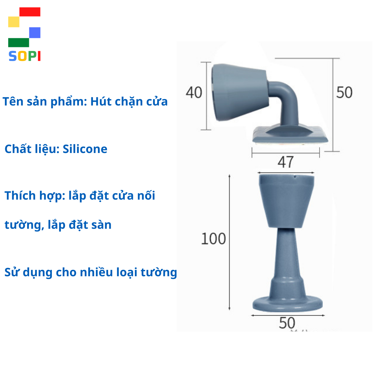 Chặn cửa chống va đập, Hít cửa silicon. SONETS