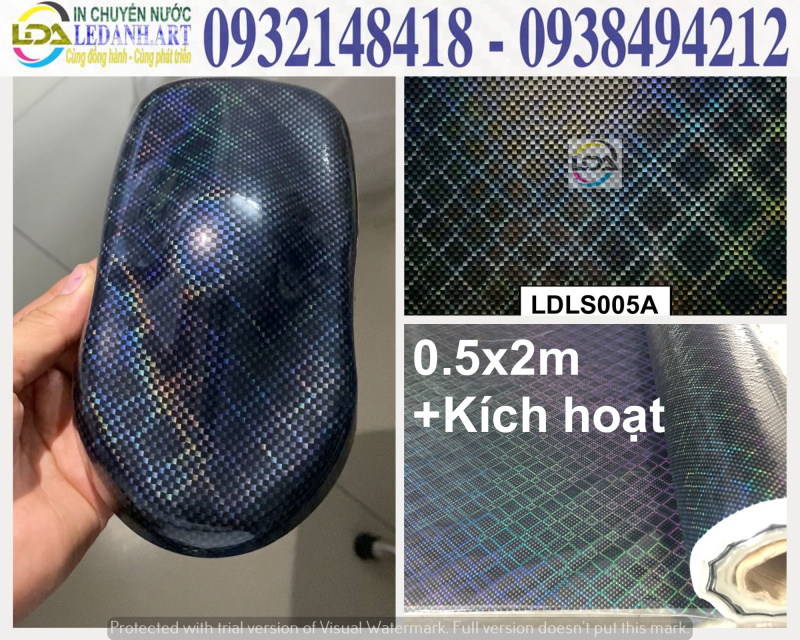 Film sơn Carbon Laser phản quang