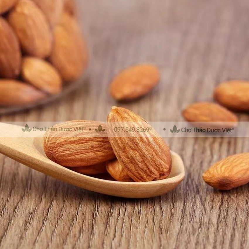 Hạnh nhân thái lát 100g (Nhân hạnh nhân sống tách vỏ, làm bánh, nấu chè) - Chợ Thảo Dược Việt