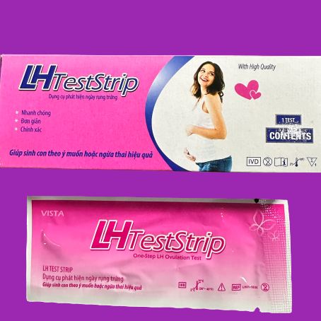 Bộ 10 Que Thử thai và canh trứng (5 thử thai và 5 canh trứng) Quicktest và LHtesttrip