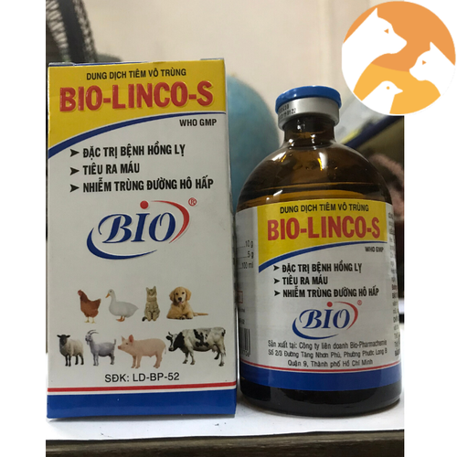 Bio LincoS 100ML Thuôc gà đá trị khẹt, khò khè gà đá