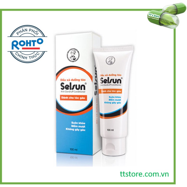 Dầu gội giamr gàu selsun - selsun 1.8 - dạng gói - dầu xả selsun
