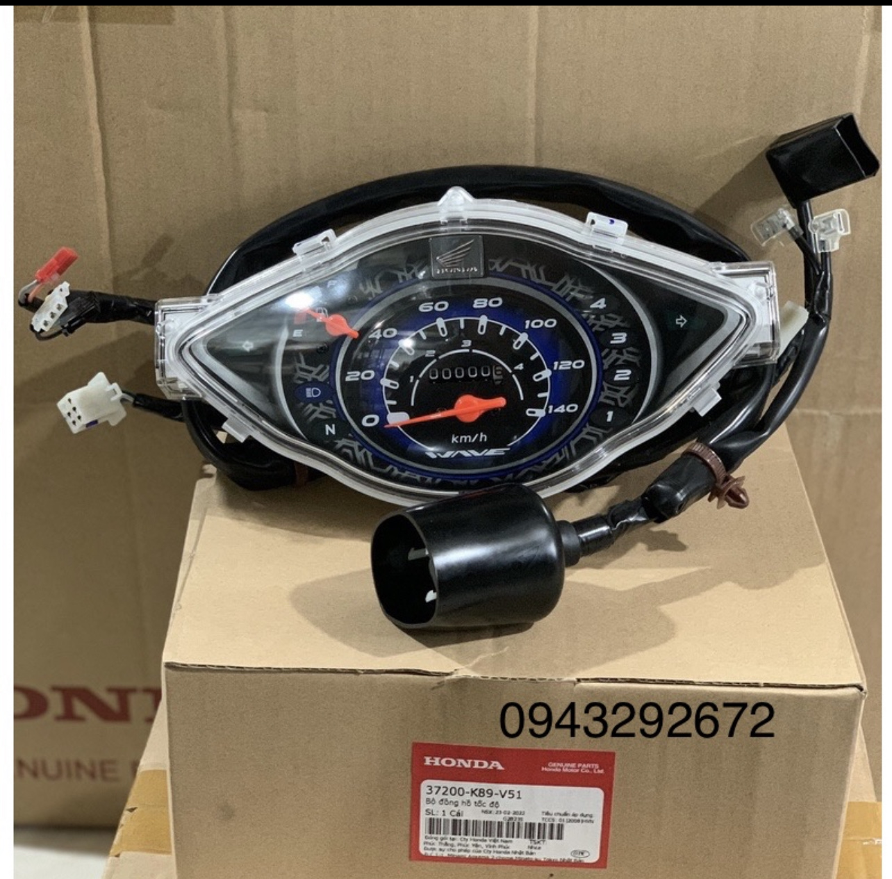Đồng Hồ Wave 110 ( 2020 > 2022 ) Honda ( 37200K89V51 )