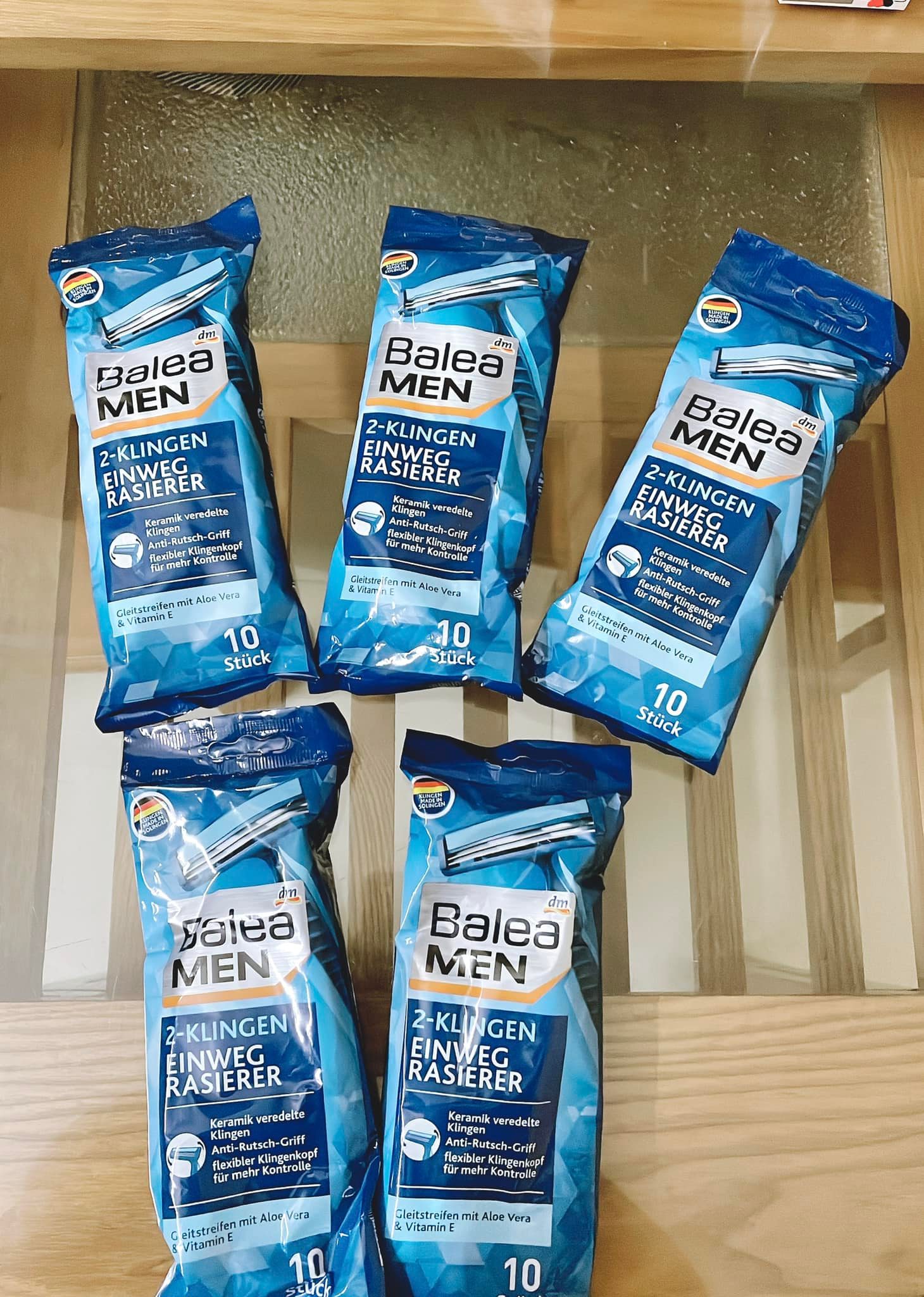 DAO CẠO RÂU BALEA MEN- Túi 10 chiếc