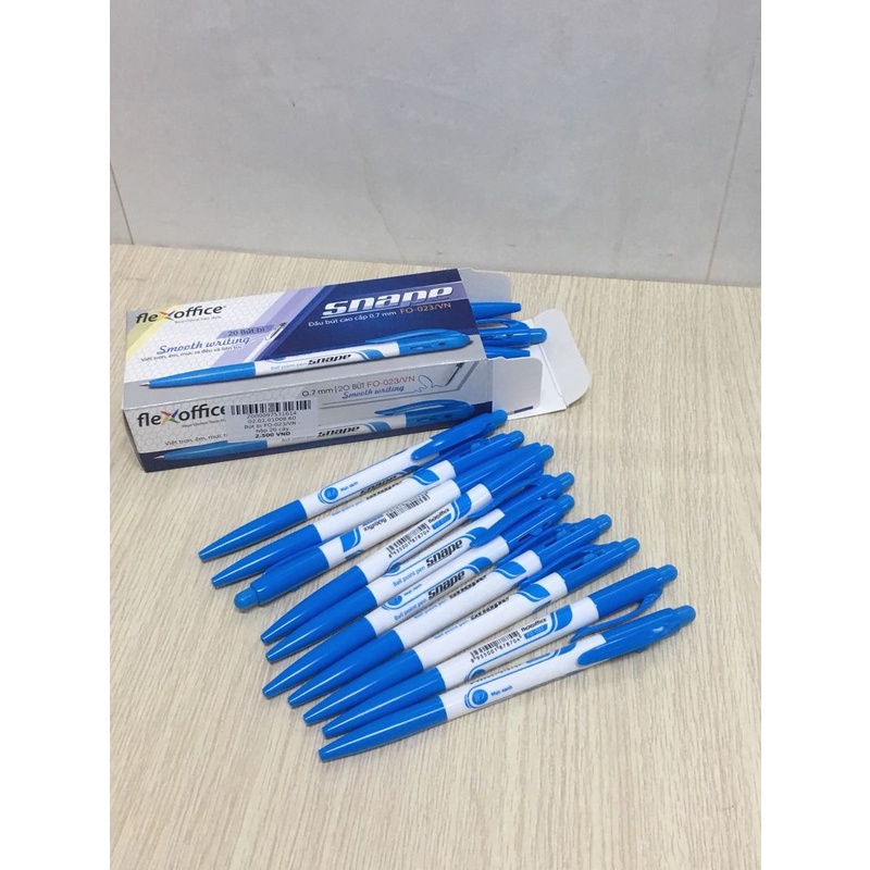 Bút Bi Flexoffice FO-023, combo 10 hộp