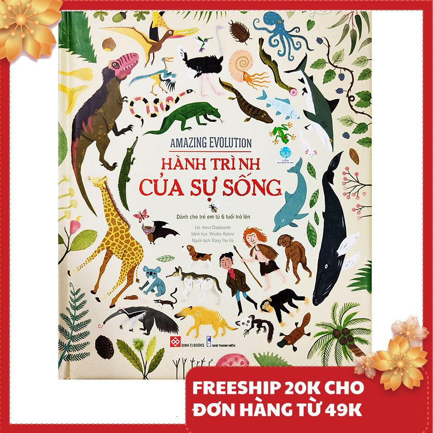 Sách cho bé - amazing evolution - hành trình của sự sống