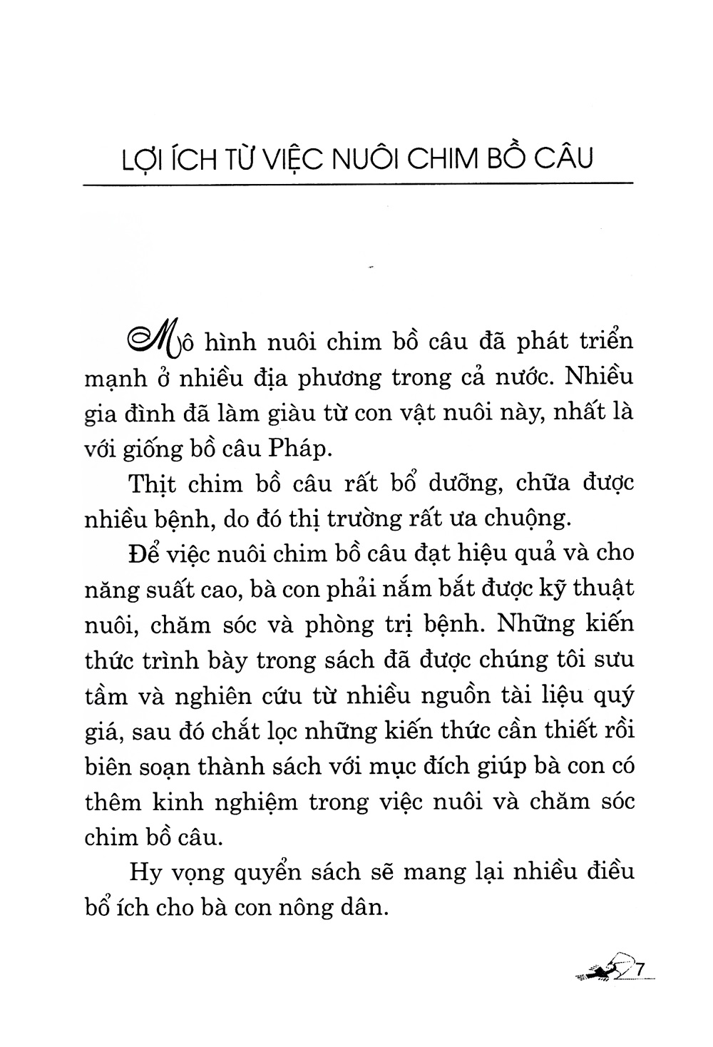 [HCM]Kỹ Thuật Nuôi Bồ Câu