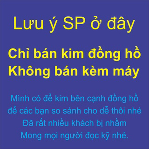 Kim đồng hồ (Không bán kèm máy)
