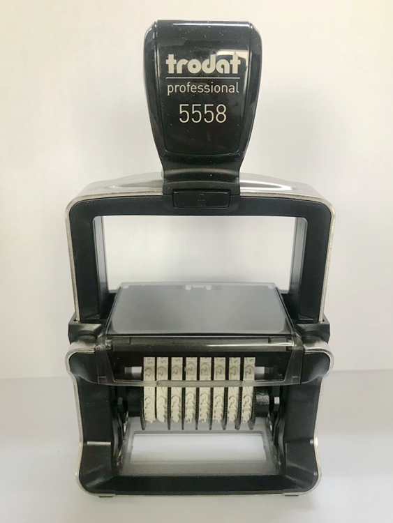 Dấu Trodat 5558 Professional 8 số liền mực 5mm