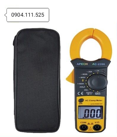 [HCM]Ampe kìm đo dòng AC APECH AC-2266 (600A)
