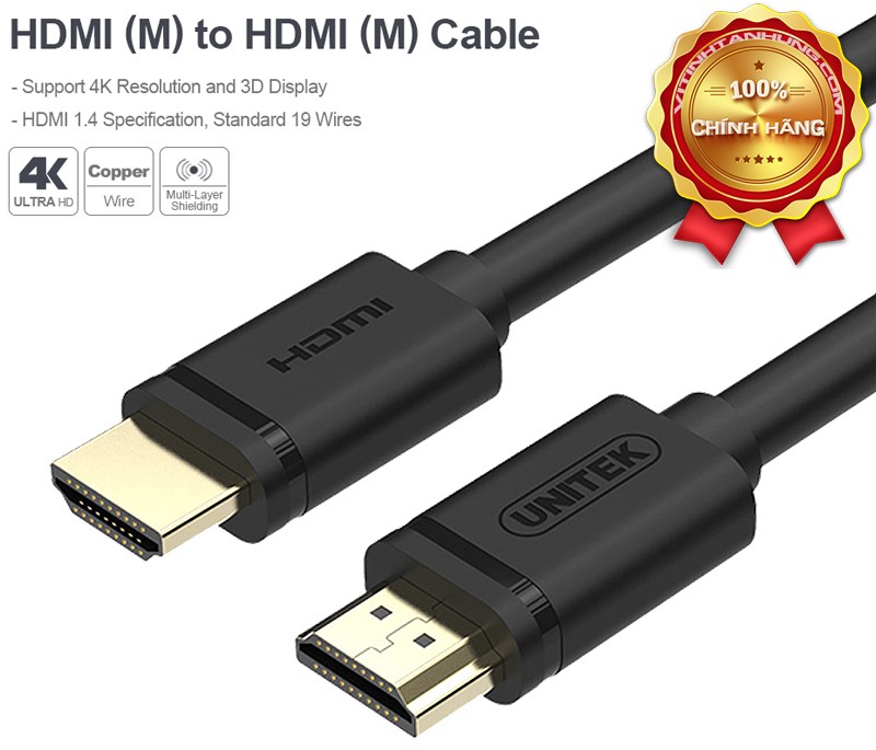 Cable HDMI Unitek 3m