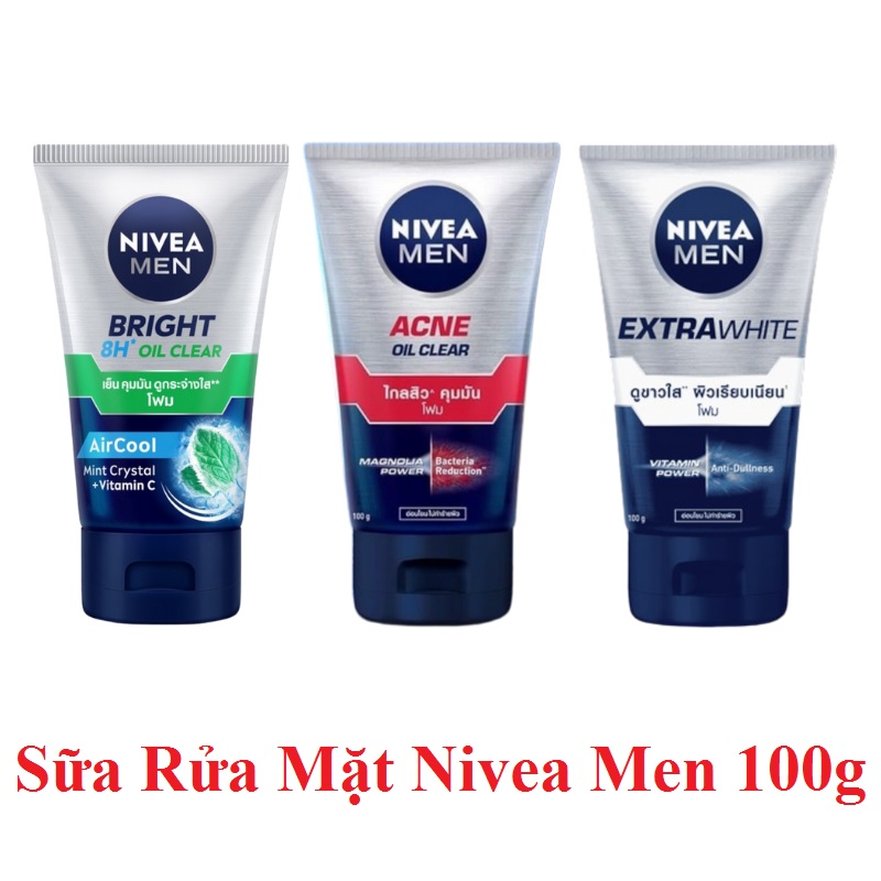 Sữa Rửa Mặt Nivea Men 100ml