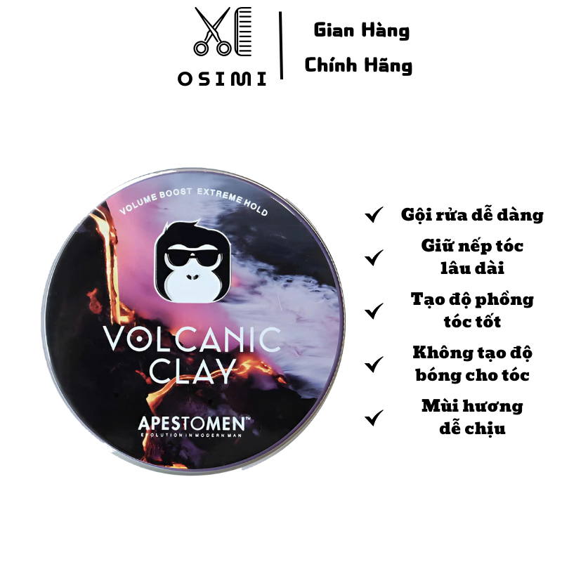 Sáp vuốt tóc nam 5 Loại - Hộp 80G
