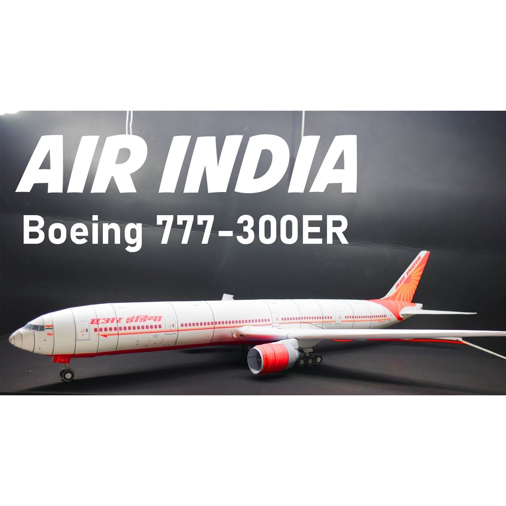 Mô hình giấy 3D  máy bay Boeing 777-300ER