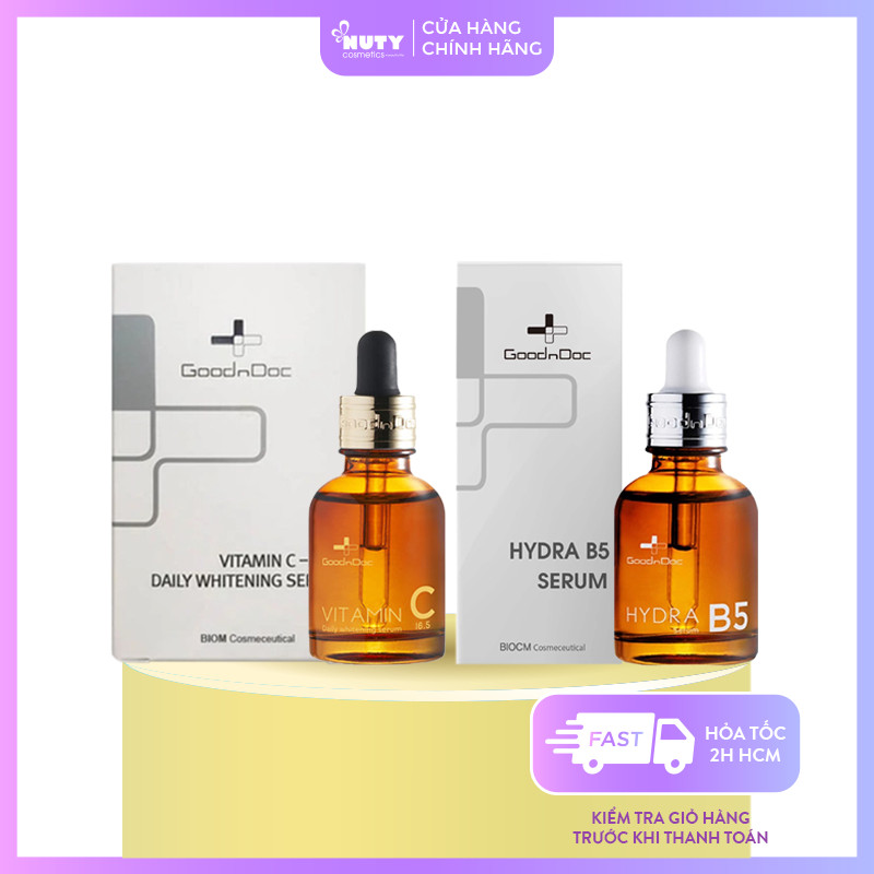 Tinh Chất Cấp Nước, Phục Hồi Da GoodnDoc Hydra B5 Serum (30ml)
