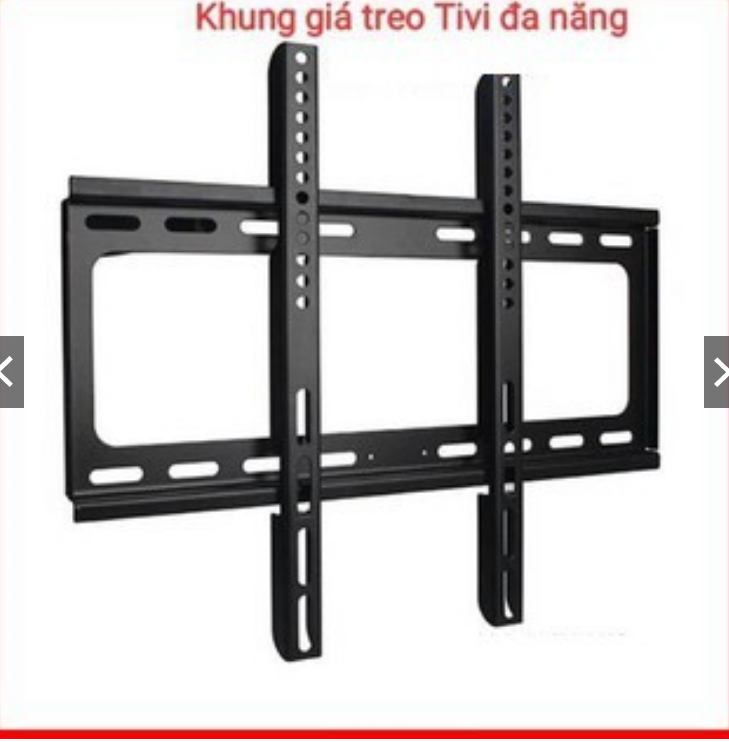 Giá Treo Tivi LED Cố Định Sát Tường Từ 19 - 100 Inch Kèm Ốc Vít