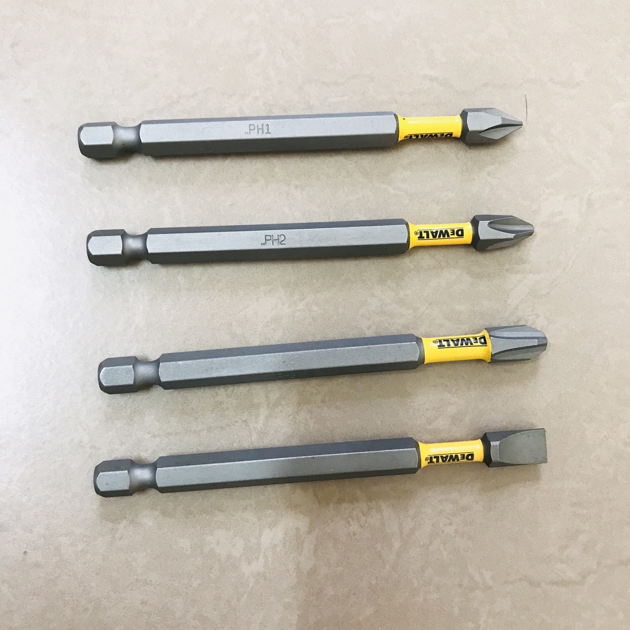 4 Mũi Vít DeWalt Chính Hãng 90mm Ph1,2,3,Sle8