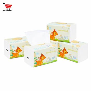 Giấy Rút Con Nai MyLan 3 Lớp (465 Tờ/Gói, 8gói/ Túi xách)