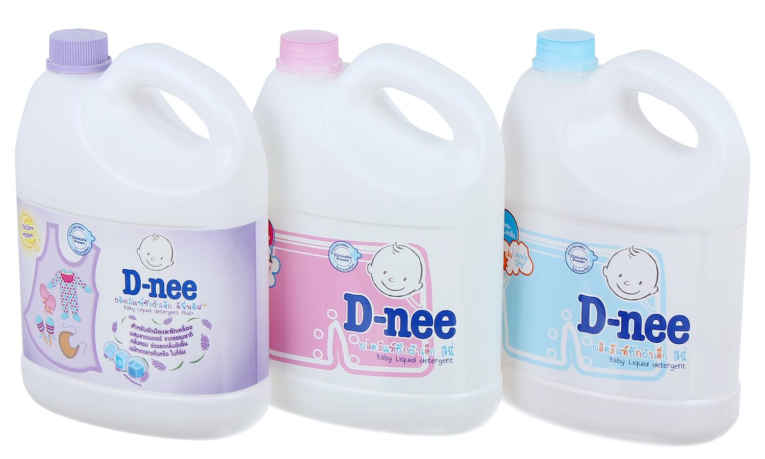 Nước giặt quần áo D-nee 3000ml Thái Lan (Màu Tím)