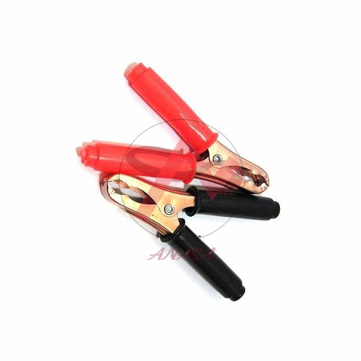Kẹp Cá Sấu Kẹp Bình Acquy 16x10.5cm (1 Cặp Đỏ- Đen)