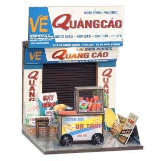 Mô hình Sài Gòn thu nhỏ - Xe bánh mì - AD02, chất liệu và thiết kế an toàn cho trẻ, hàng đảm bảo như mô tả thumbnail
