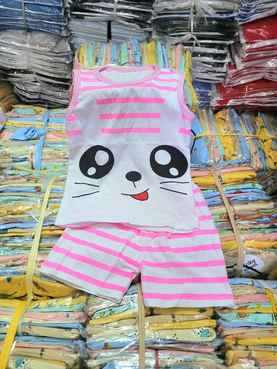 Bộ 3 lỗ xinh chất cotton mềm mại dễ thương cho bé trai và bé gái bộ hè siêu hot