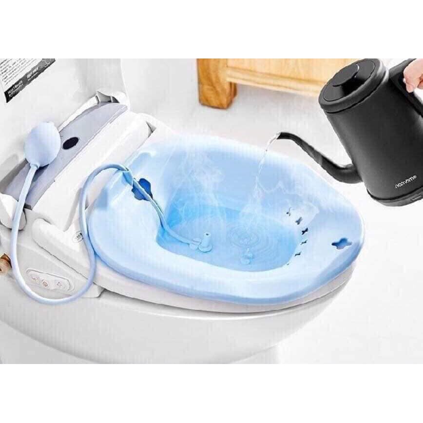 [HCM]Chậu xông vùng kín kem vòi xịt