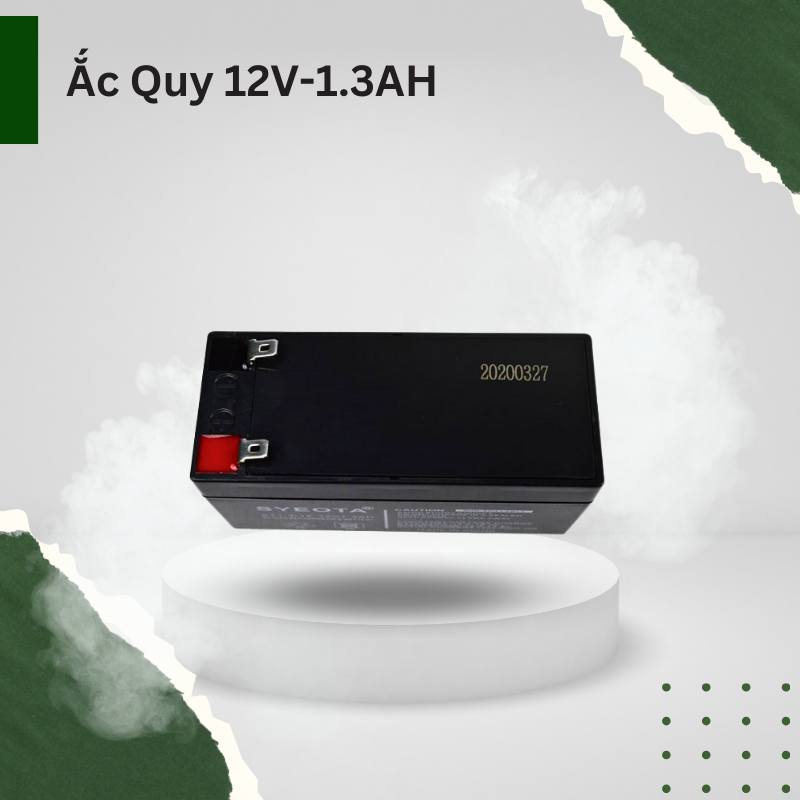 Bình Ắc Quy 12V - 1.3AH