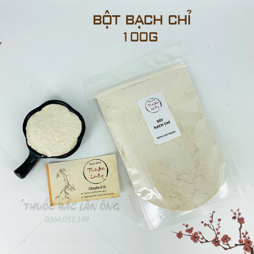 Bột bạch chỉ nguyên chất 100g