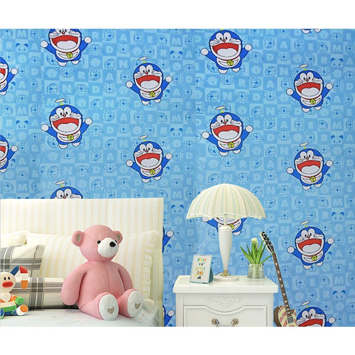 Giấy dán tường doremon 02 0.45*10m