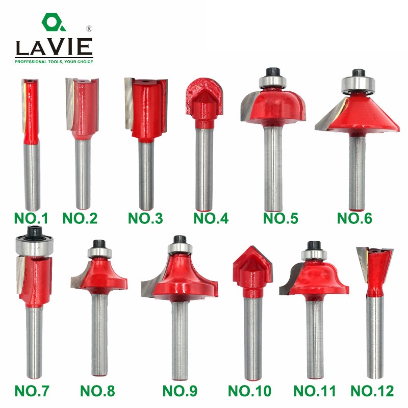 Bộ mũi phay gỗ,mũi soi gỗ 12.7mm -lưỡi phay gỗ