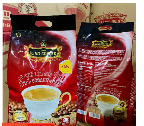 Cà Phê Hòa Tan 3In1 King Coffee- 88 gói * 16g