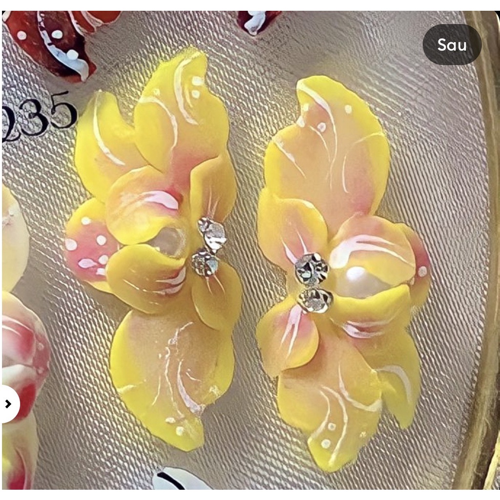 Hoa bột nail _ hoa nail đính móng(  hoa tay )