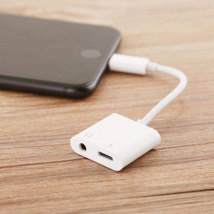 zắc zin iphone 7 chuyển đổi tai nghe cáp sạc