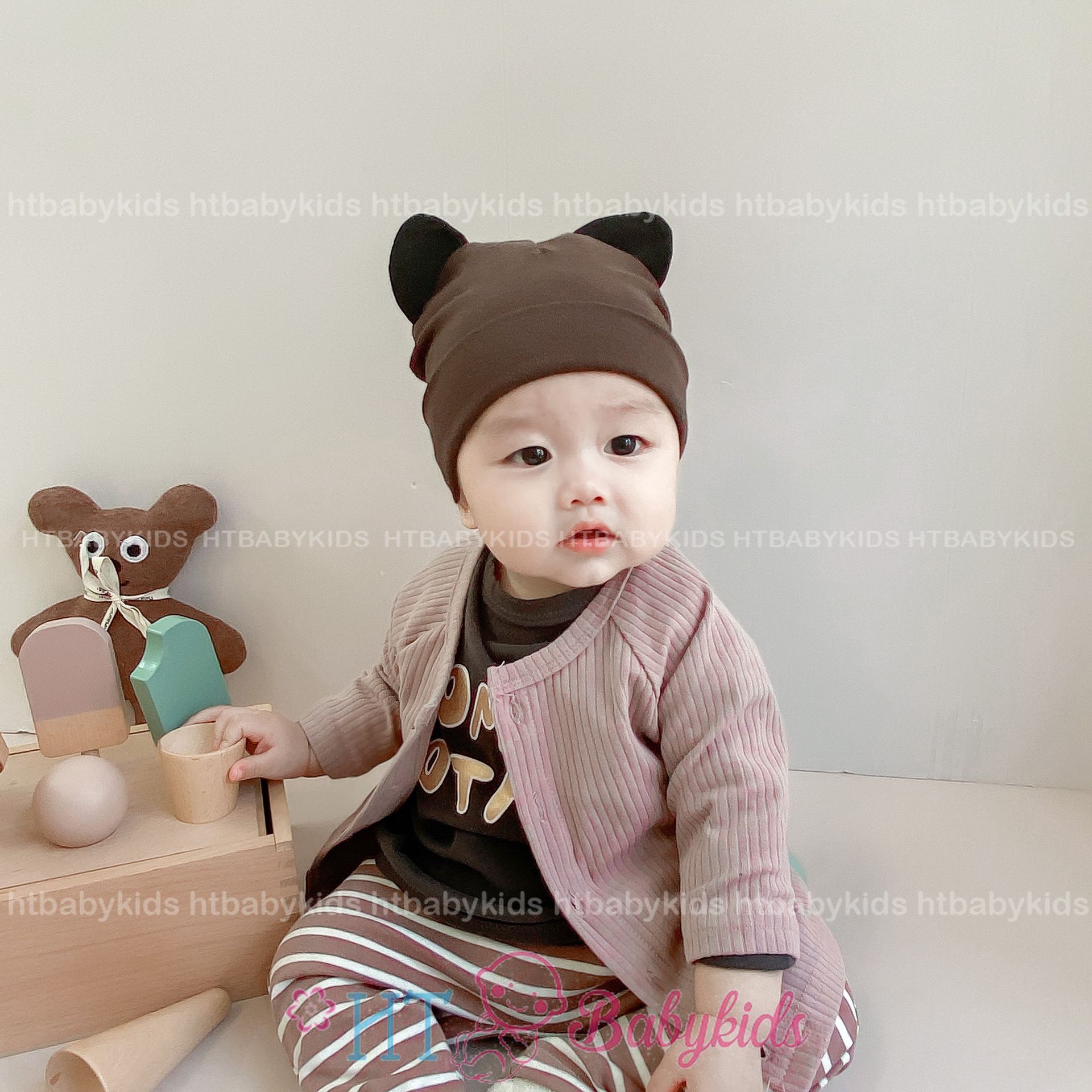 Mũ cho bé, mũ tai gấu, mũ mickey, nón cho bé sơ sinh