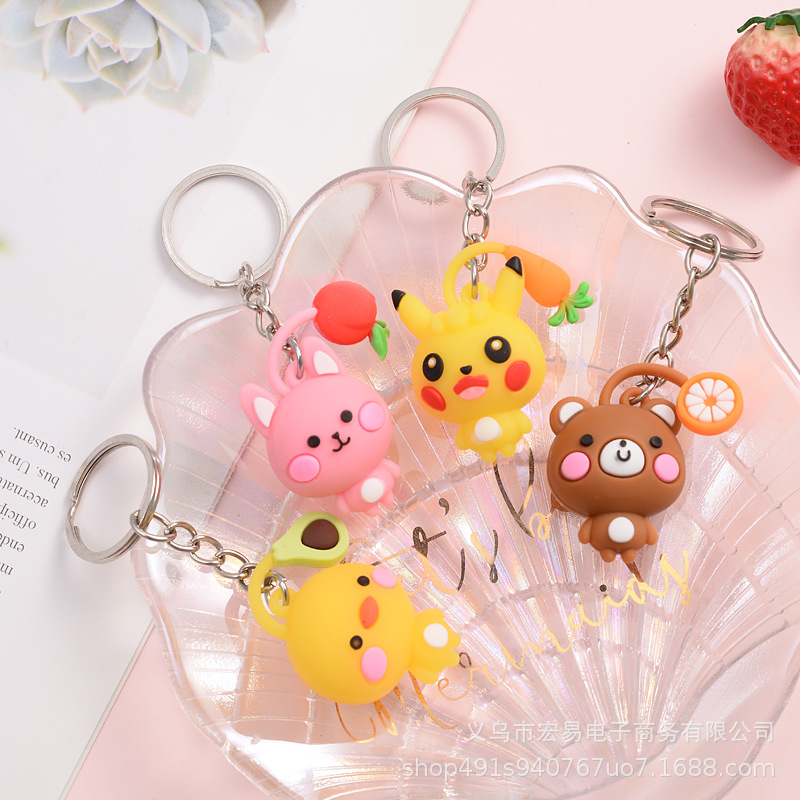 [ Quà Tặng ] Móc khoá Silicon - Móc khóa Hoạt Hình so Cute