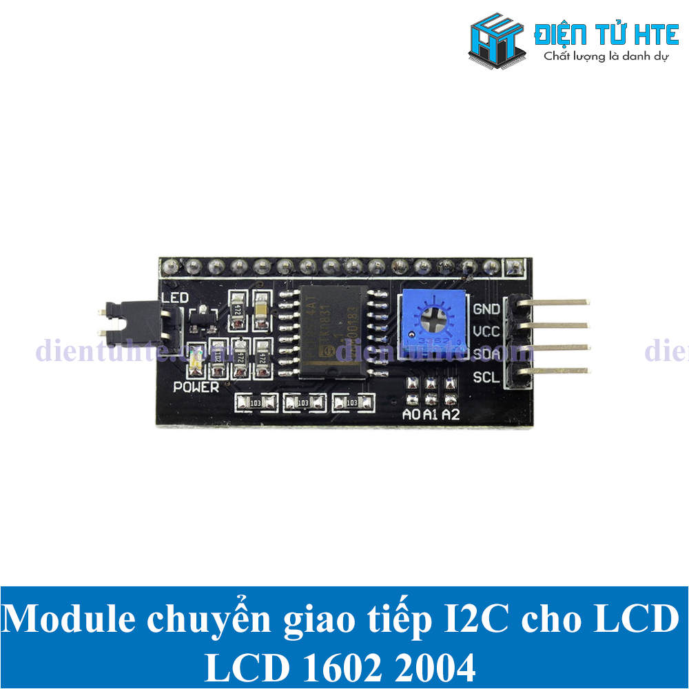 Module chuyển đổi giao tiếp I2C cho LCD 1602 2004 chip mở rộng PCF8574