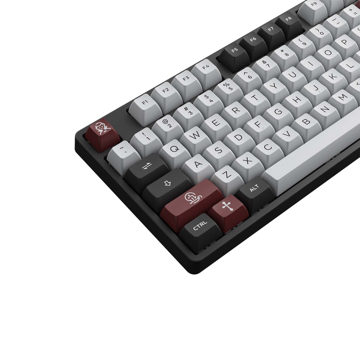 Bàn phím cơ Akko 5087B Multi-modes Dracula Castle (Bluetooth 5.0 / Wireless 2.4Ghz / Hotswap / Foam tiêu âm / TTC switch)