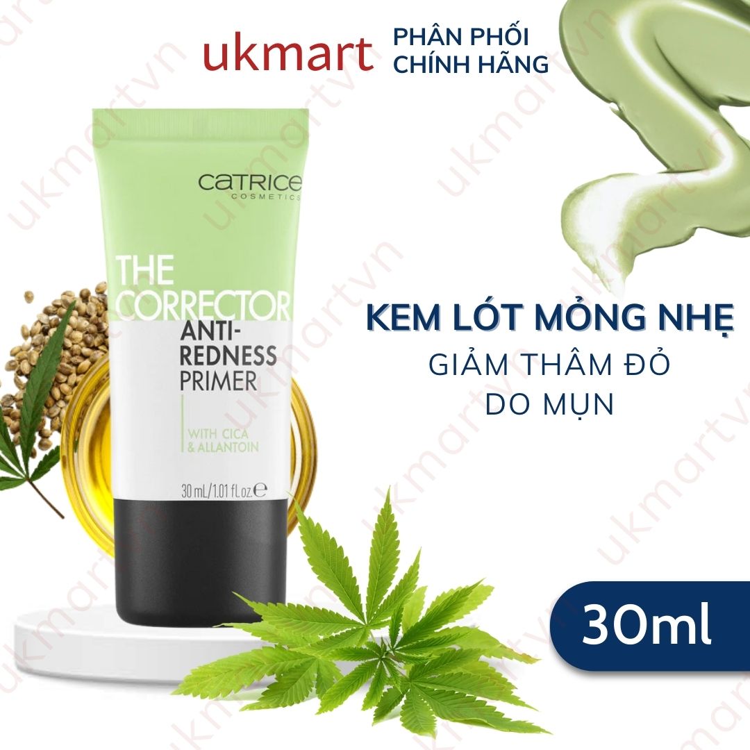 Kem lót Catrice Primer The Mattifier Oil-Control kiềm dầu dưỡng ẩm giảm dầu thừa và bã nhờn 30ml