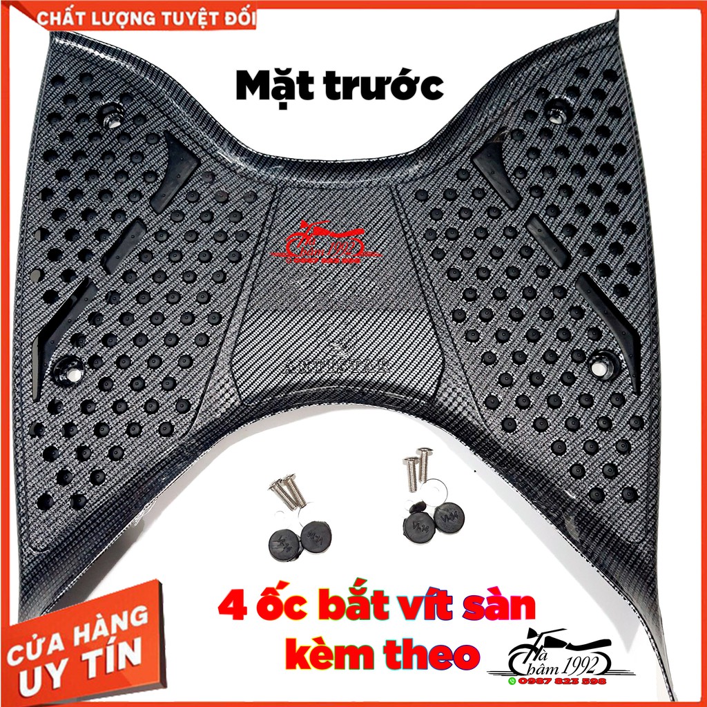 Thảm Lót Chân SH 2012-2016 Sơn Vân Carbon
