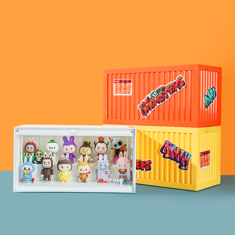 POP MART Luminous Container Figure Display Box White（not included Figures）