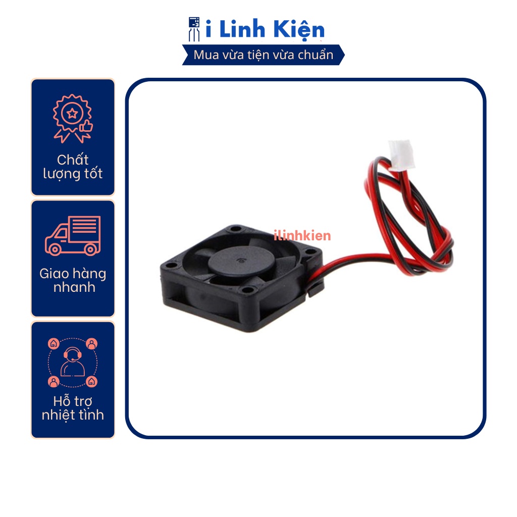 Quạt tản nhiệt 5V làm mát cho máy tính laptop kích thước 8x8x2.5cm