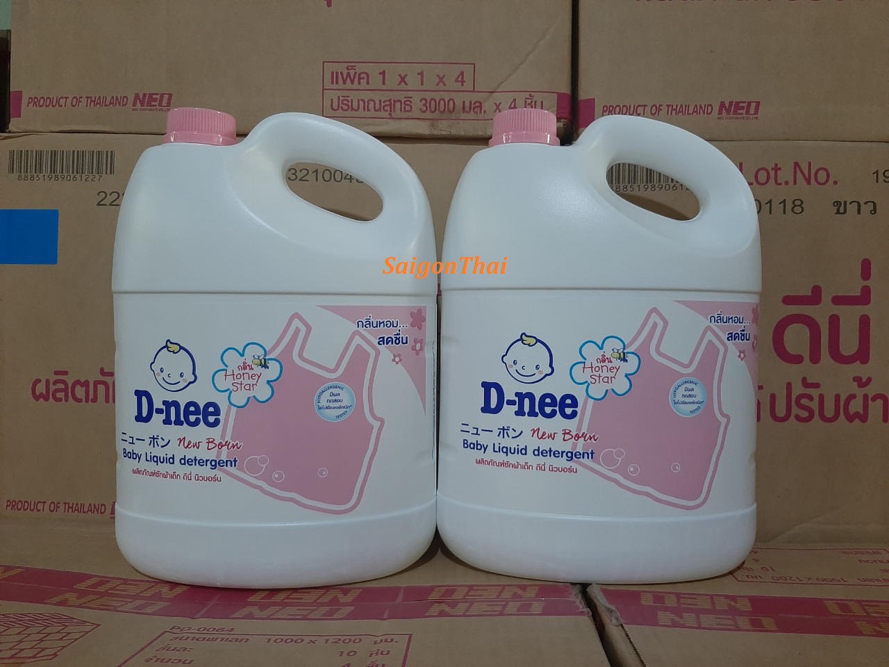 Nước giặt xả em bé Dnee 2800 ml Thái Lan - Hồng