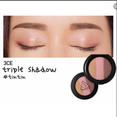 PHẤN MẮT 3 MÀU 3CE MOOD RECIPE TRIPLE SHADOW MÀU TIN TIN