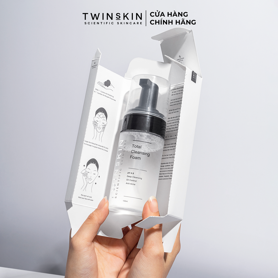 [HCM]Sữa Rửa Mặt Tạo Bọt Kiểm Soát Dầu - Total Cleansing Foam