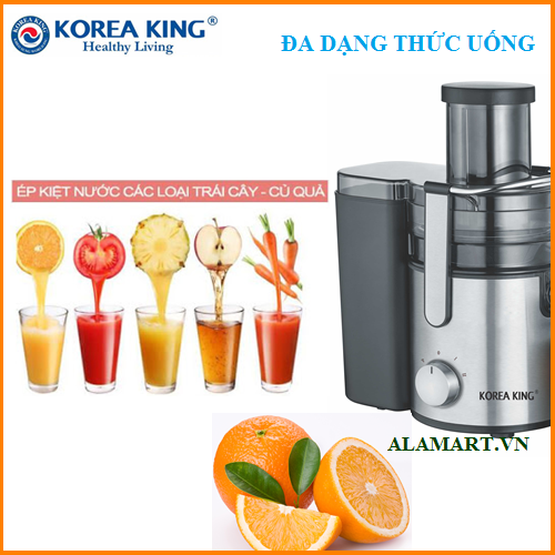 MÁY ÉP TRÁI CÂY KOREA KING PJ-800BS ( 800W- MIỆNG ÉP LỚN)