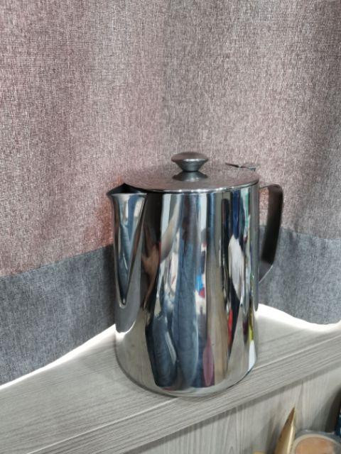 [HCM]Ca Đánh Sữa inox Có Nắp 1000ml- 1500ml-2000ml